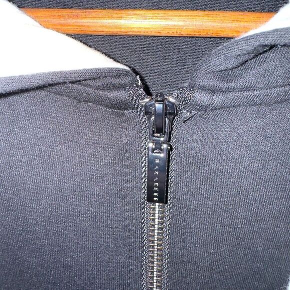 Robert Barakett Montreal Black 1/4 Zip Hoodie L - Picture 3 of 8